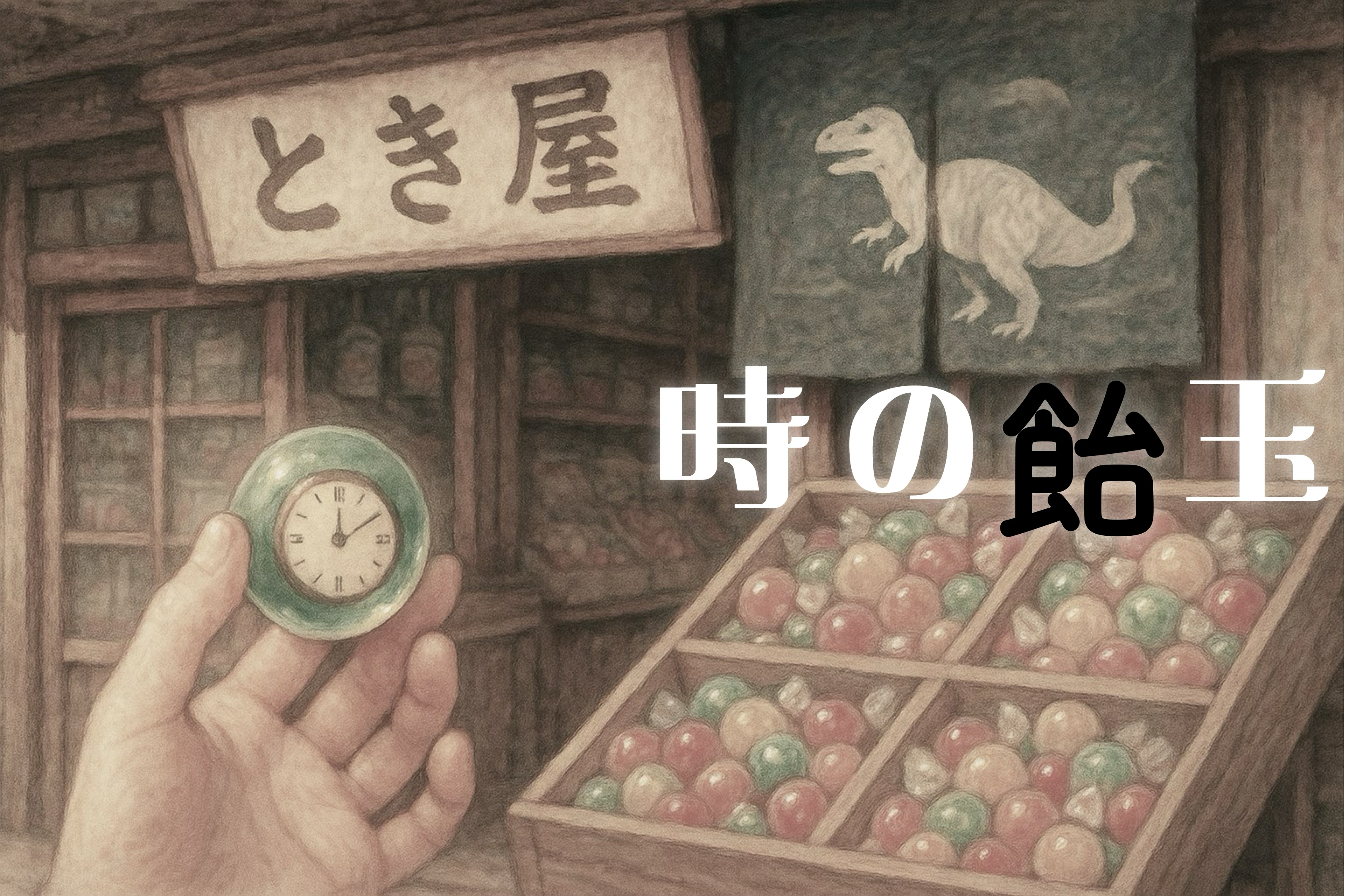 「時の飴玉」表紙絵